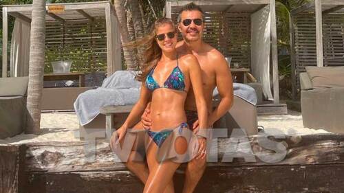 Adrián Uribe y Thuany Martins disfrutan de su amor en las playas de Tulum