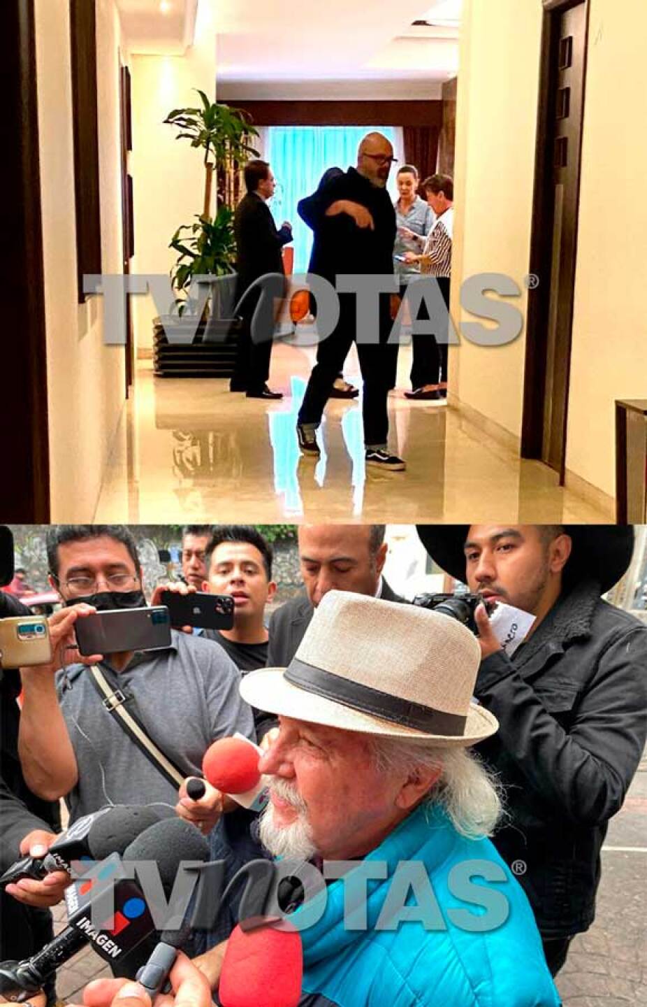 Se realizó una breve pero emotiva conferencia de prensa donde su hijo Xavier López Miranda agradeció a todos por el cariño a su padre.