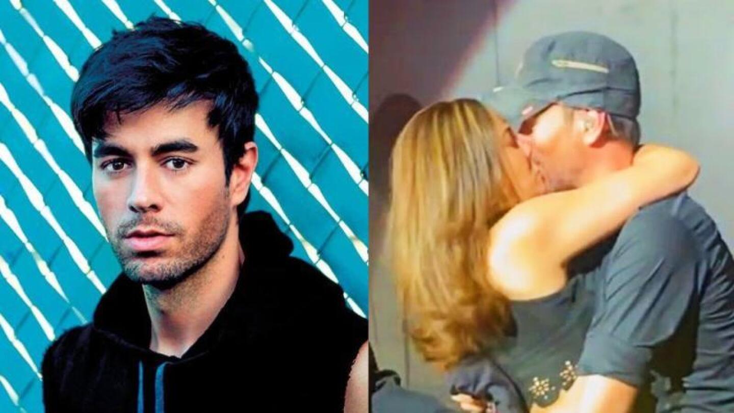 Beso de fan a Enrique Iglesias desata polémica en internet