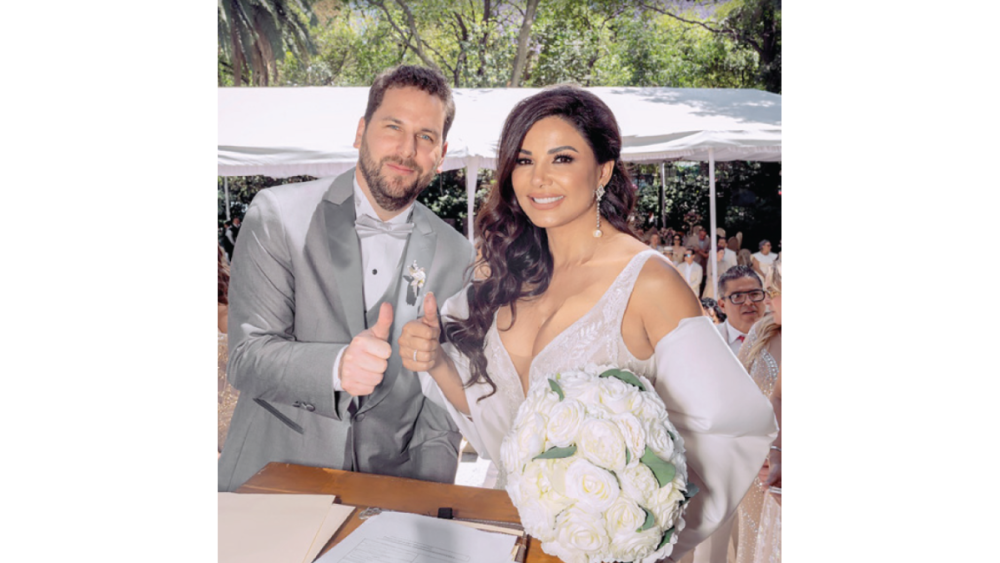 Aleida Núñez, su boda civil