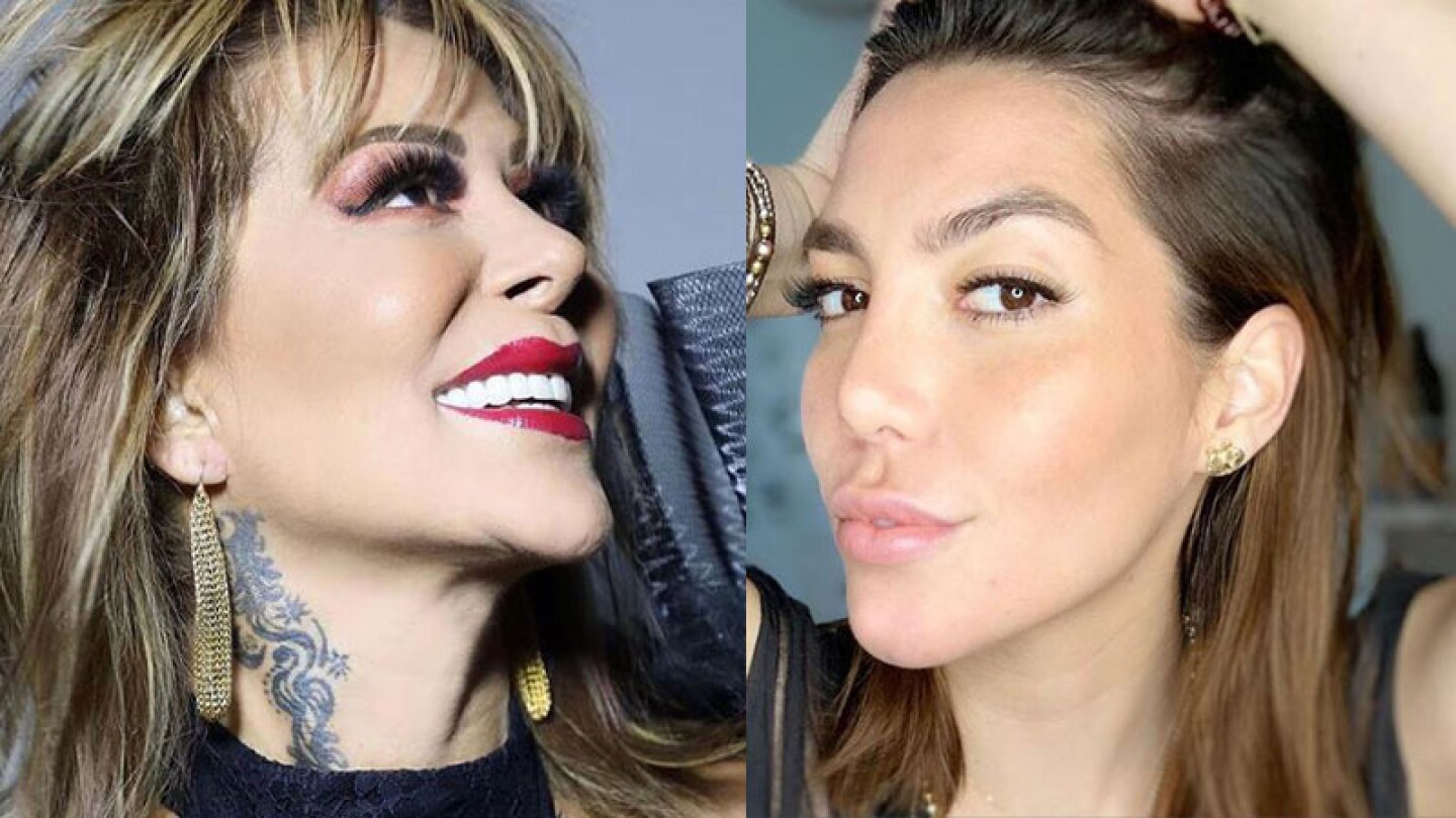 Alejandra Guzmán y su hija.