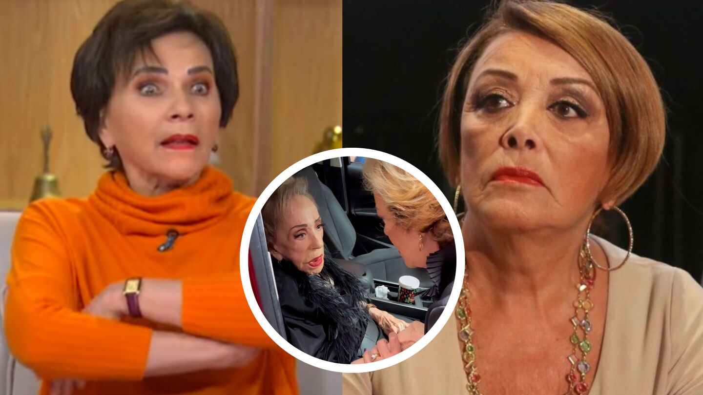 Sylvia Pasquel corre a las cámaras del programa del homenaje a Silvia Pinal