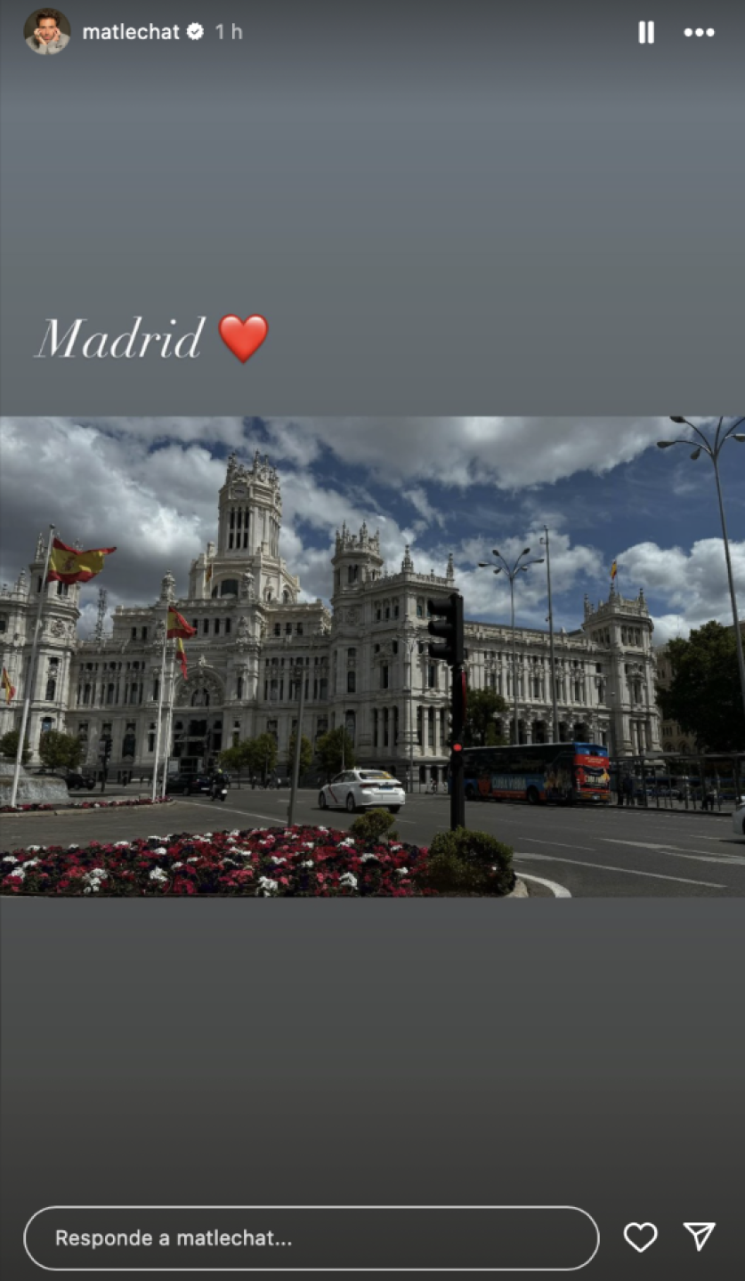 Matías Novoa ama Madrid