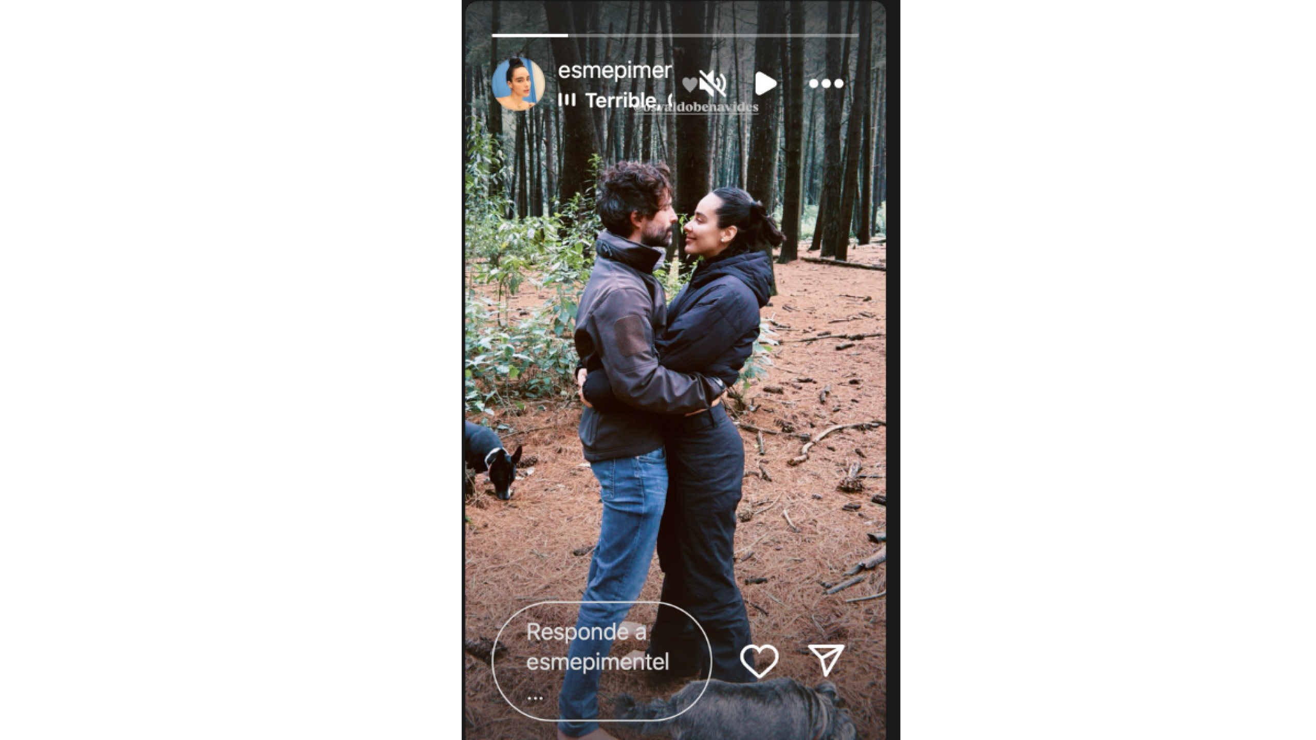 Osvaldo Benavides y Esmeralda Pimentel