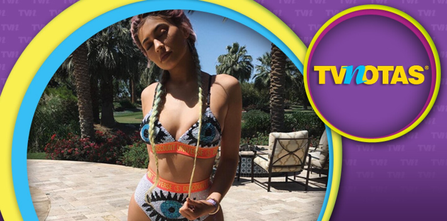 Kylie Jenner sabe broncearse.