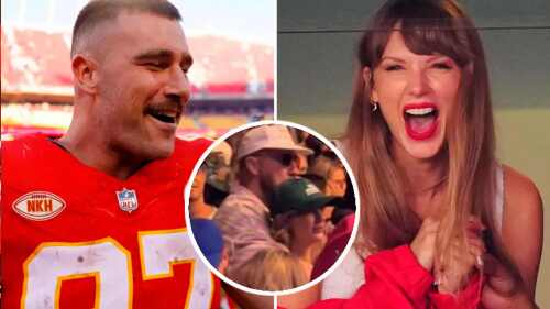 Captan a Taylor Swift y Travis Kelce en Coachella ¡Vivan los novios!