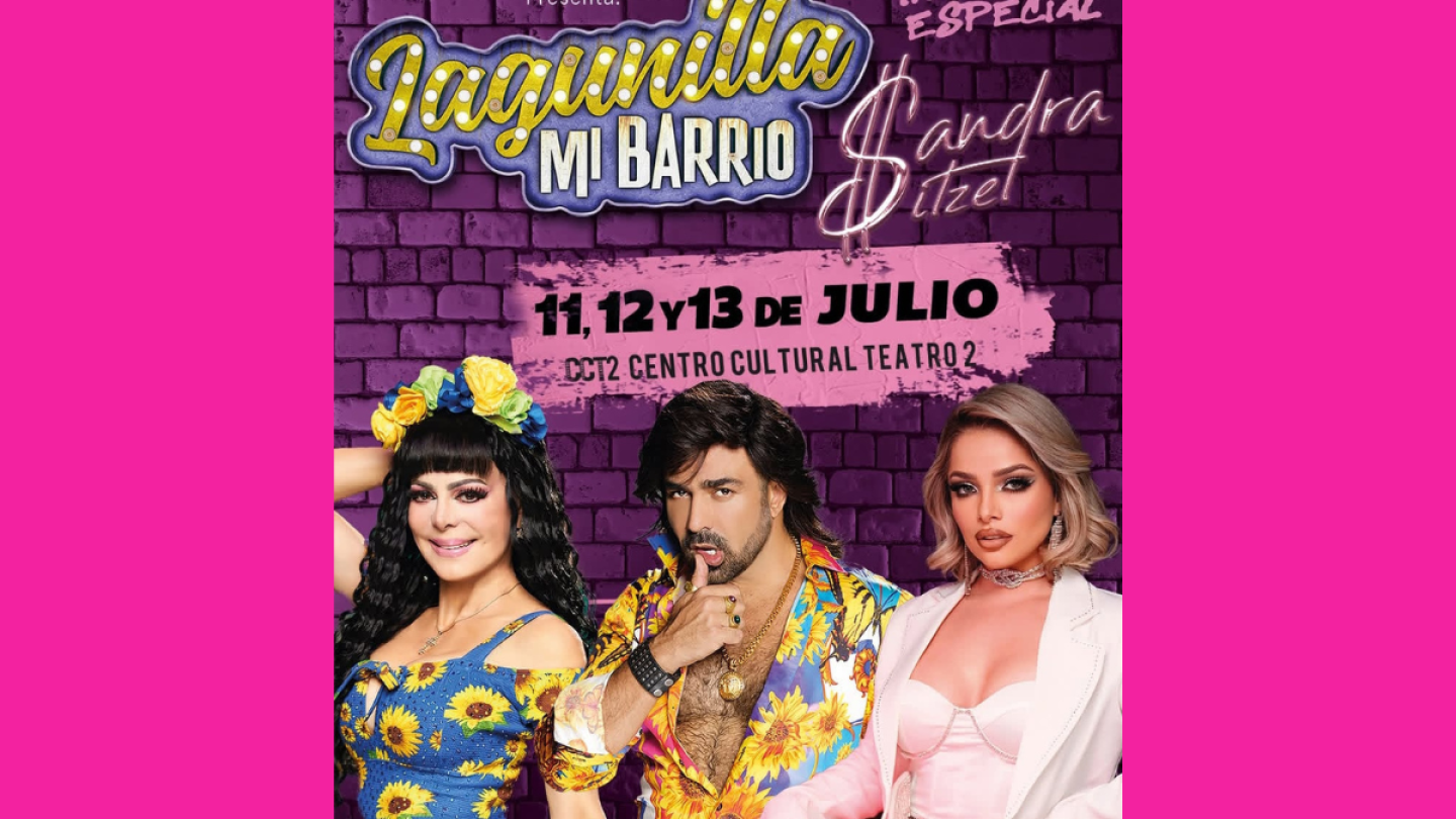 Sandra Itzel en el teatro en Lagunilla, mi barrio