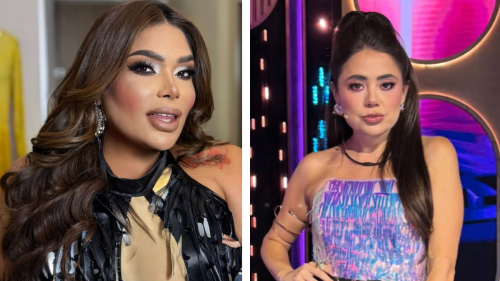 Mariana Botas y Evelyn la mamita Hernández