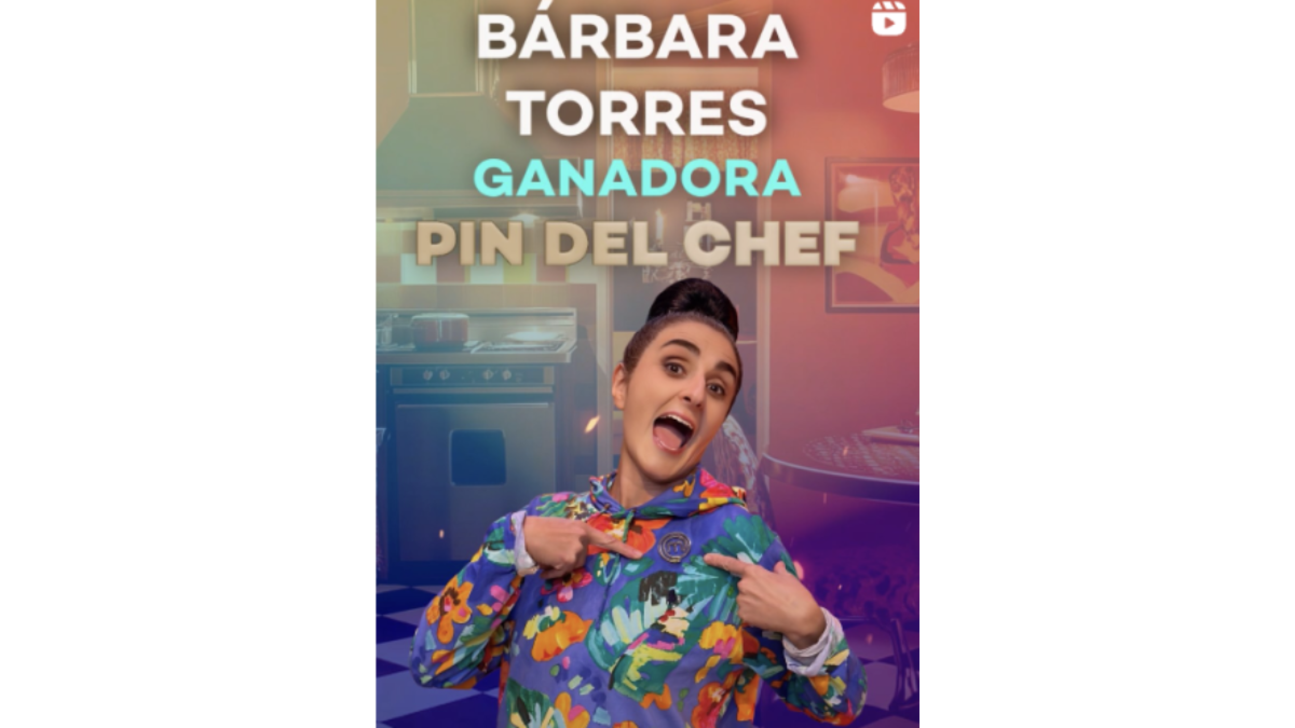 Bárbara Torres gana el pin del chef