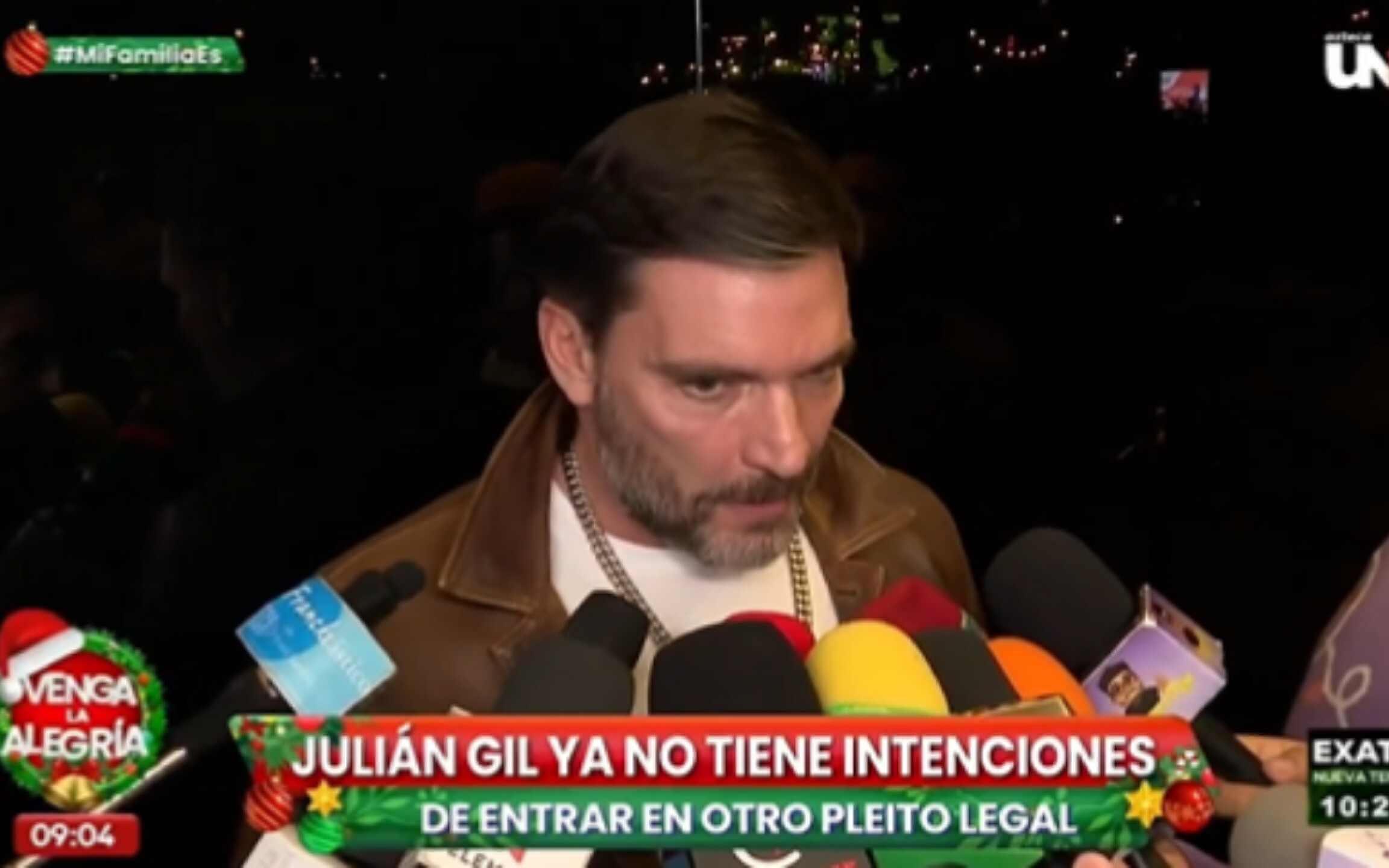 Julián Gil manda mensaje a Peso Pluma