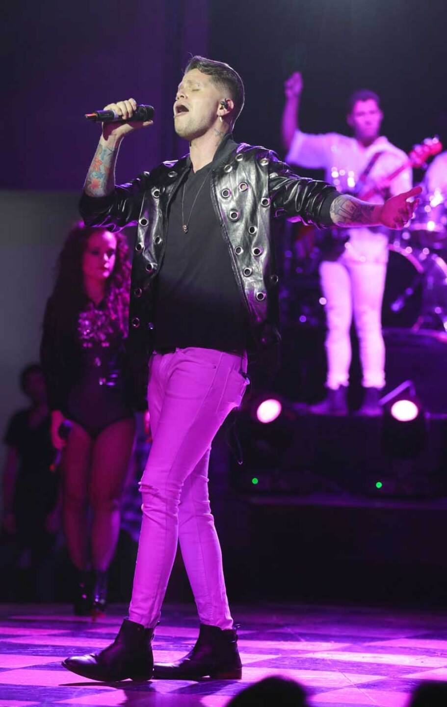 El talento cautivó al público.