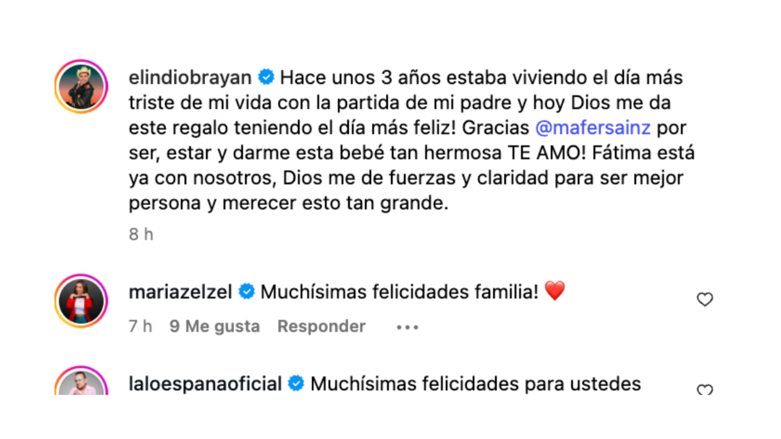 'El Indio Brayan', integrante de 'Hoy', se convierte en papá