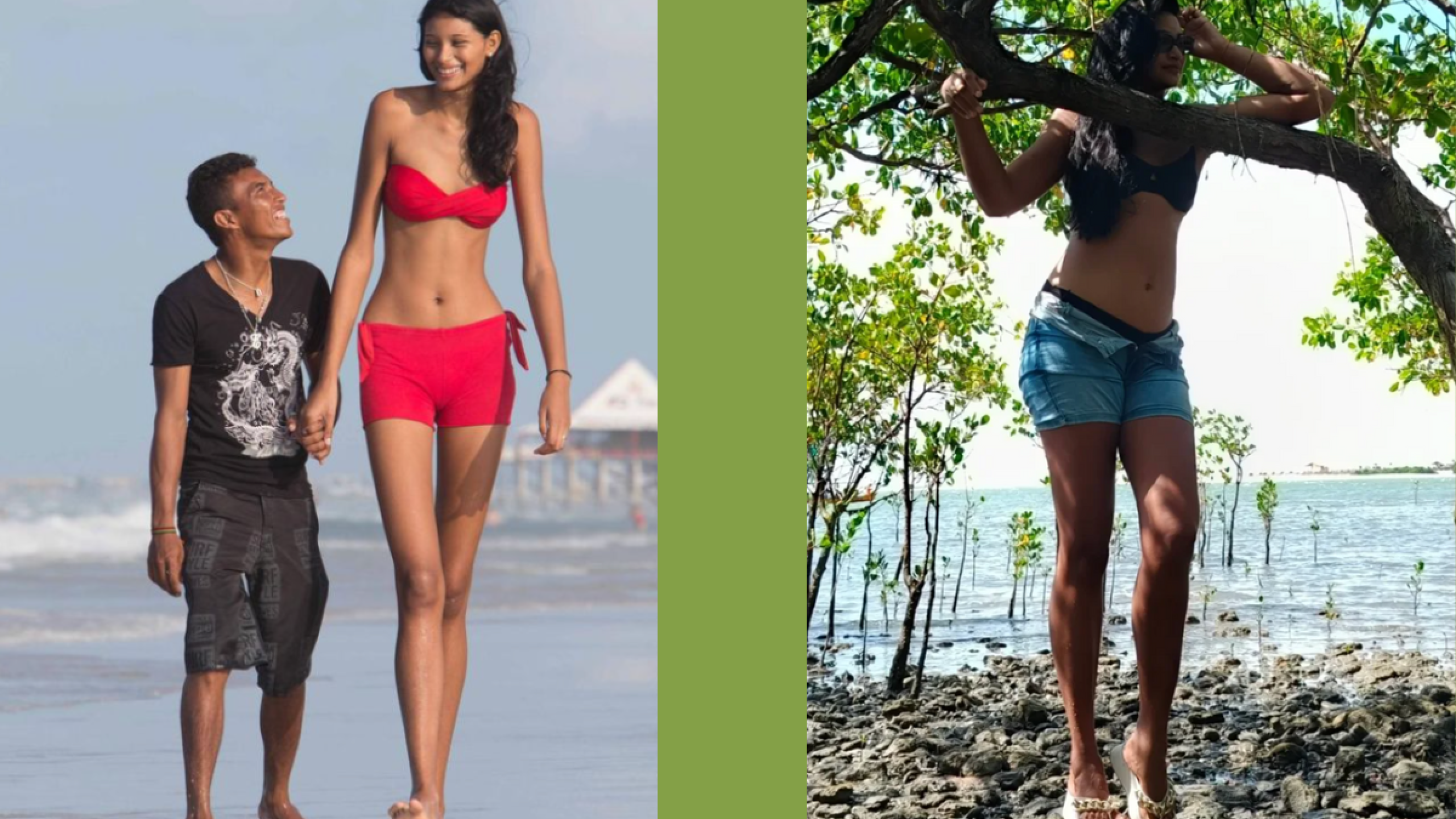 Elisane Da Cruz Silva y pareja