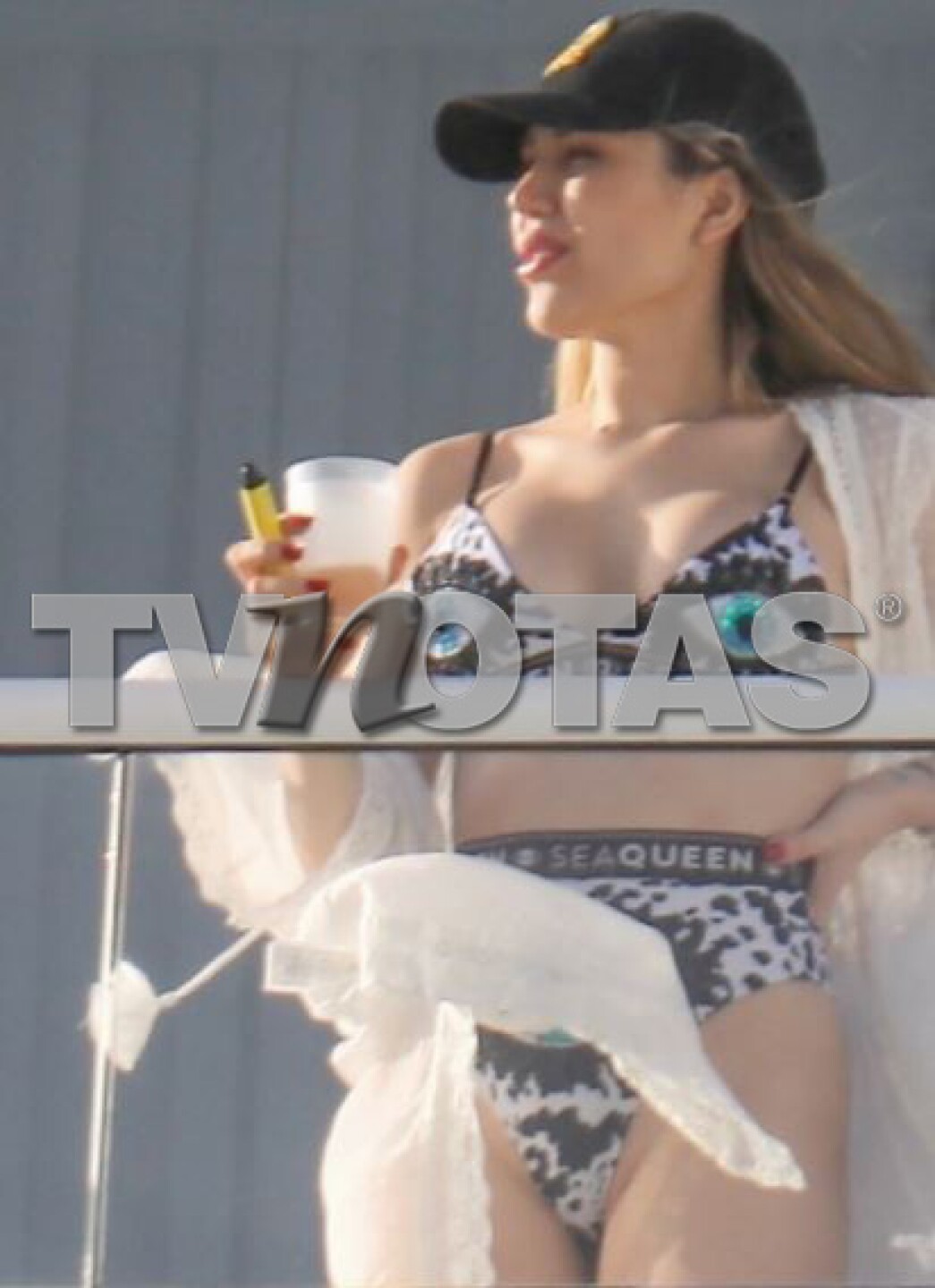 La modelo se veía guapísima.
