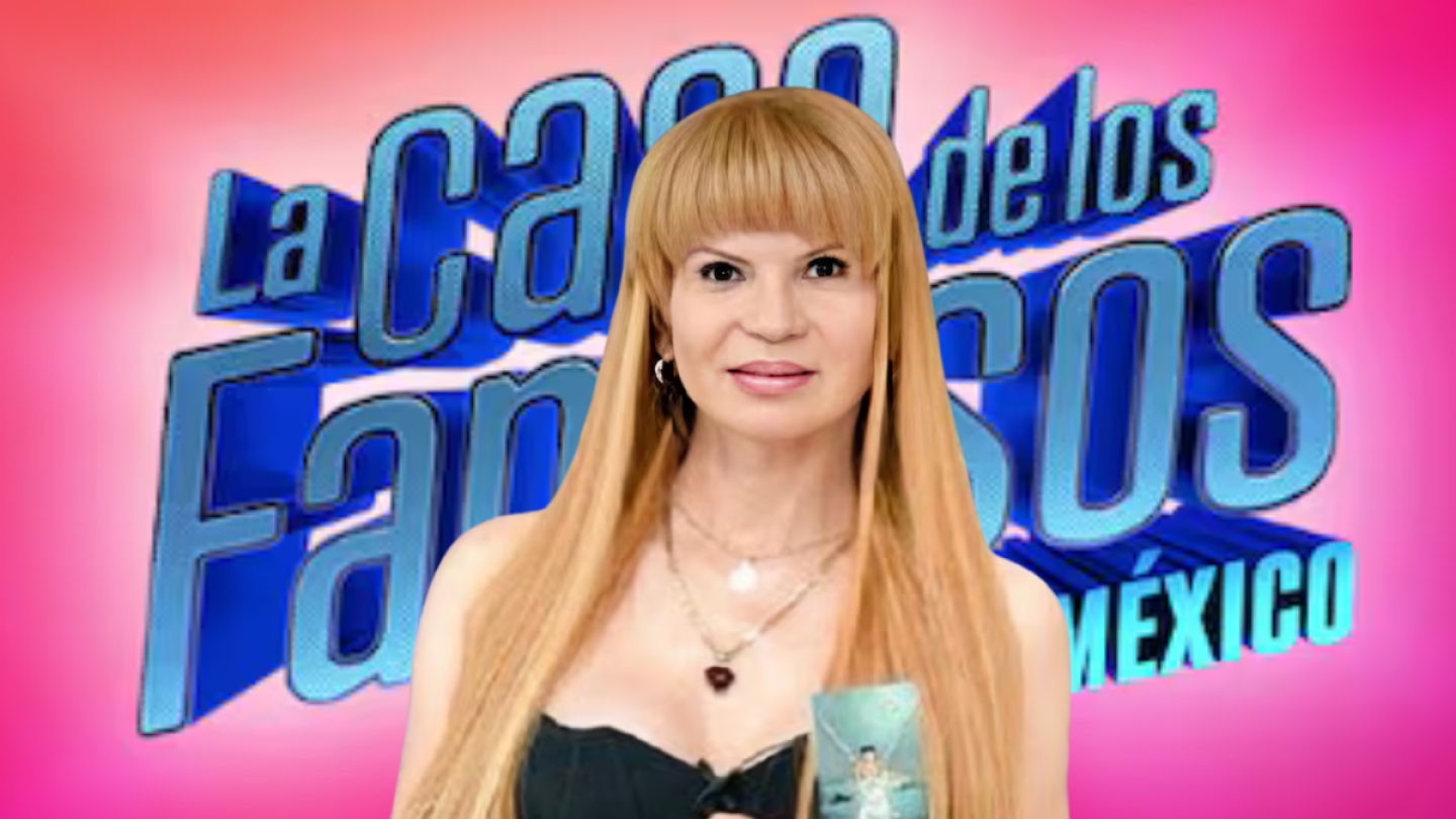 Mhoni Vidente y logo de La casa de los famosos México