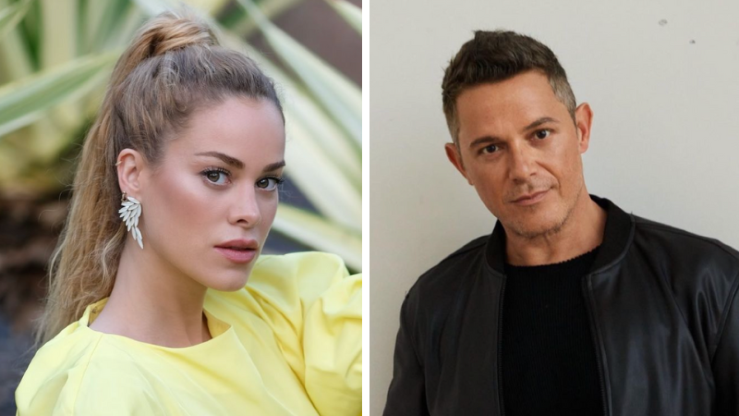 Candela Marquez y Alejandro Sanz