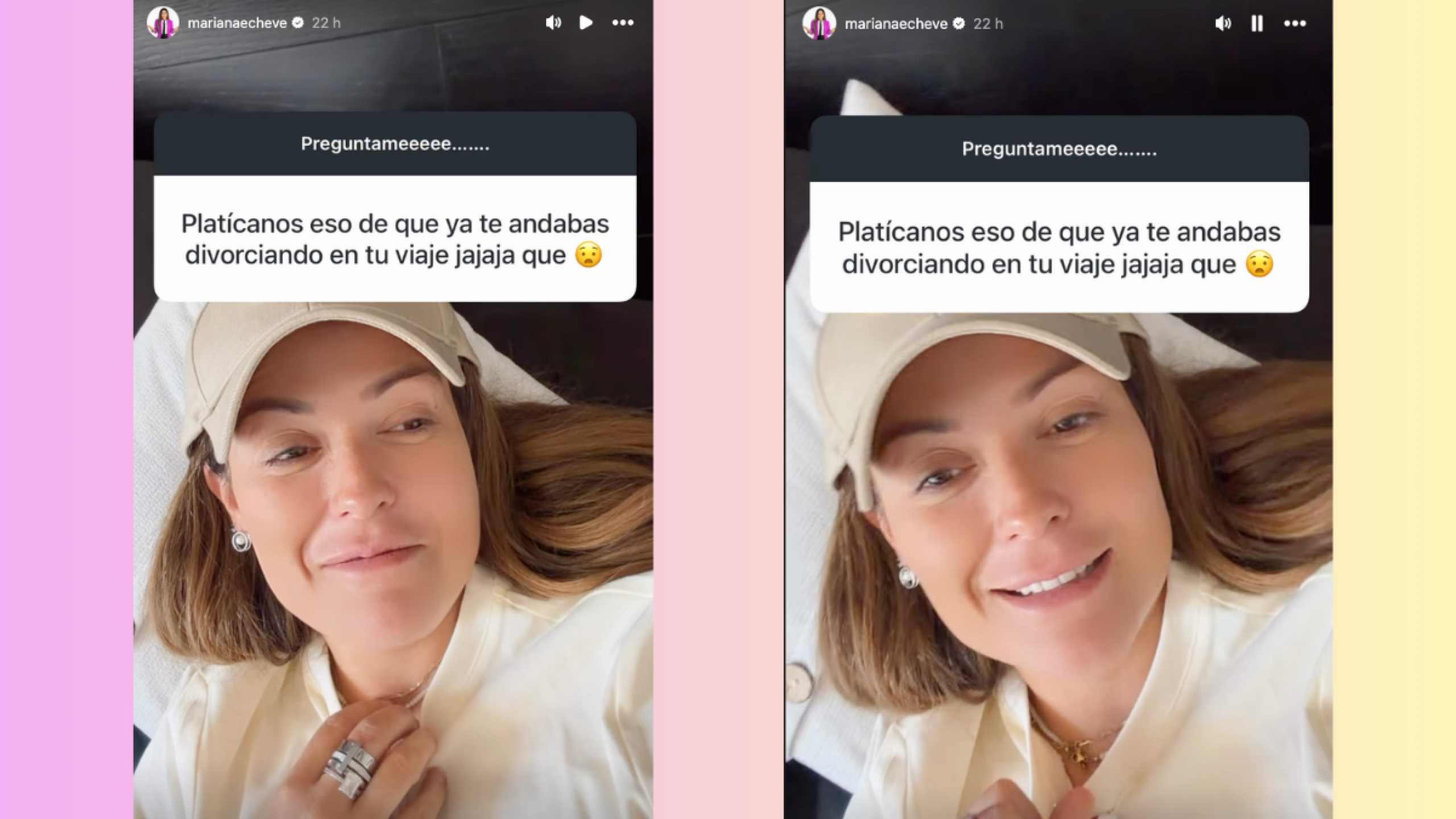 Mariana Echeverría aclara rumores de divorcio