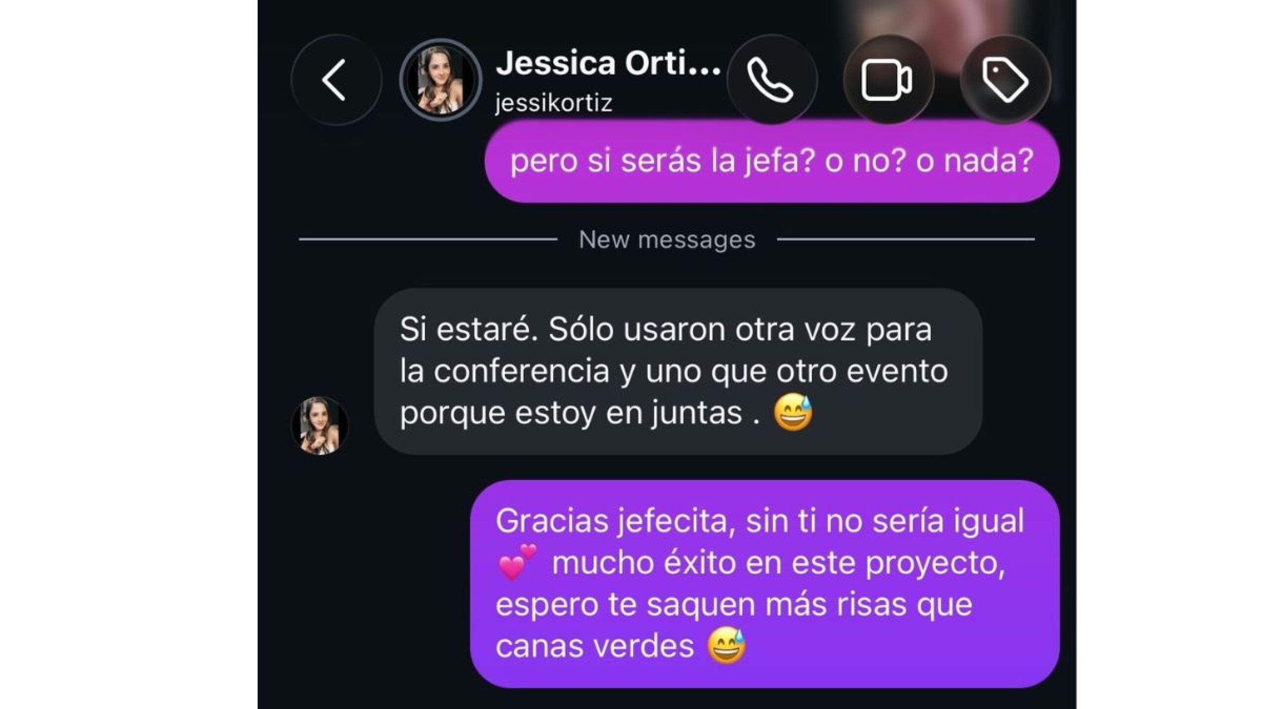 Rosa María Noguerón sobre el cambio de voz de la Jefa en la presentación