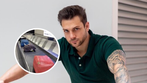 Aerolínea pierde maleta de Nicola Porcella ¡se quedó sin ropa!