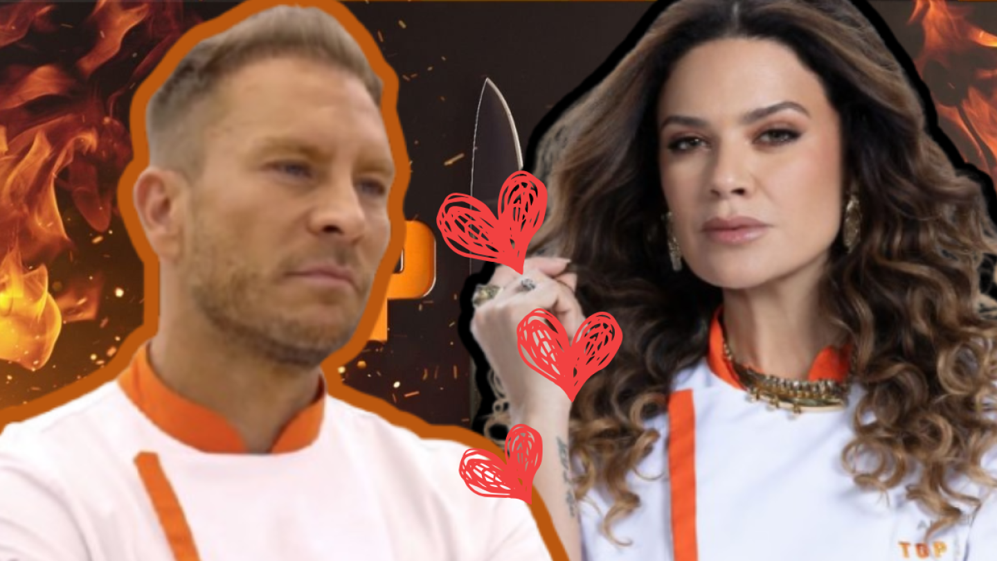 Salvador Zerboni Angélica Celaya en TopChef VIP.