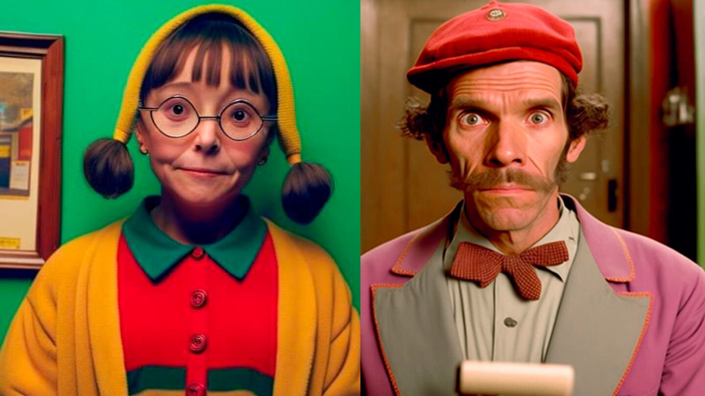 Viralizan imperdible galería de imágenes de la Vecindad del Chavo al estilo de Wes Anderson