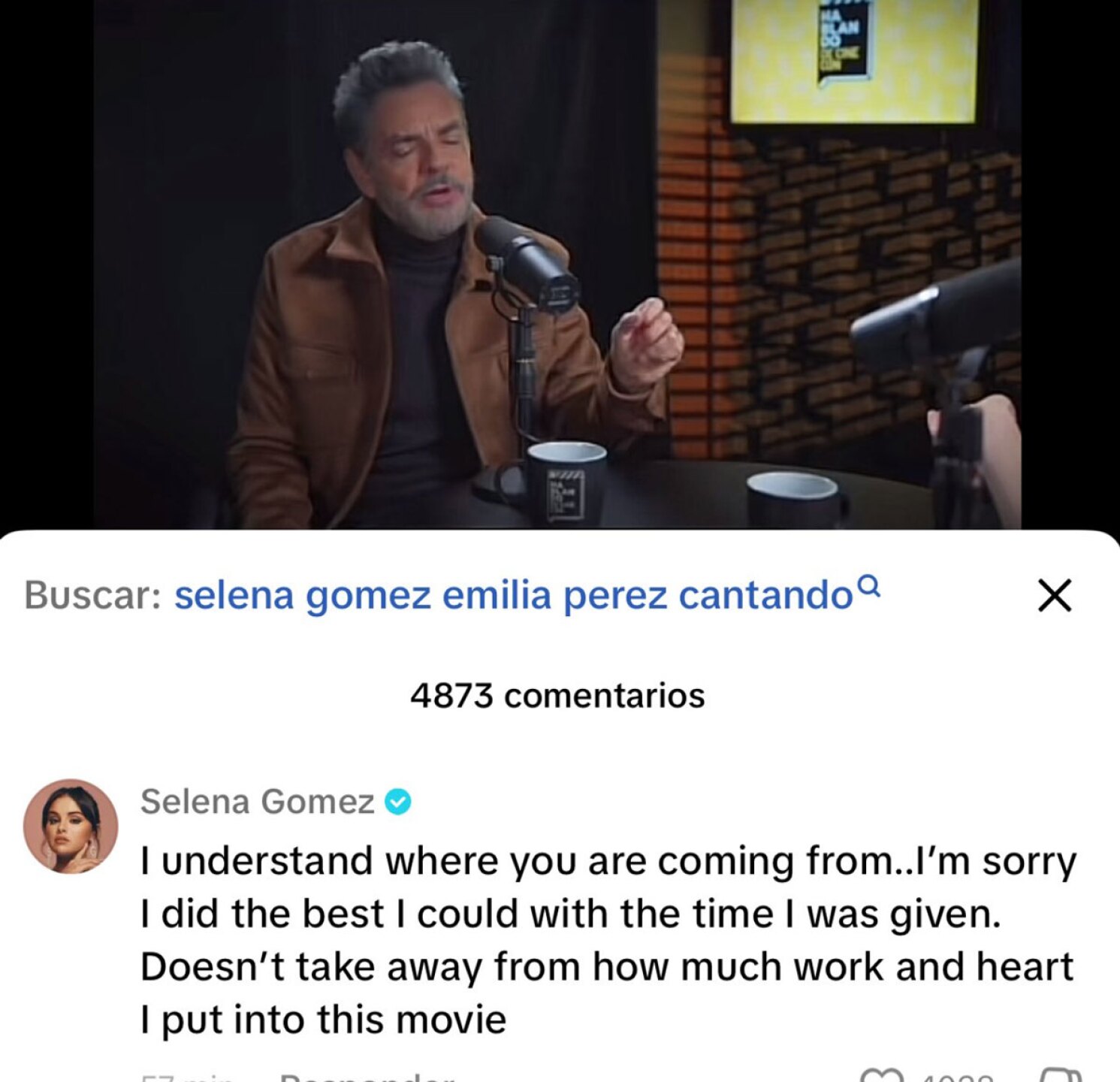 Selena Gomez le responde a Eugenio Derbez