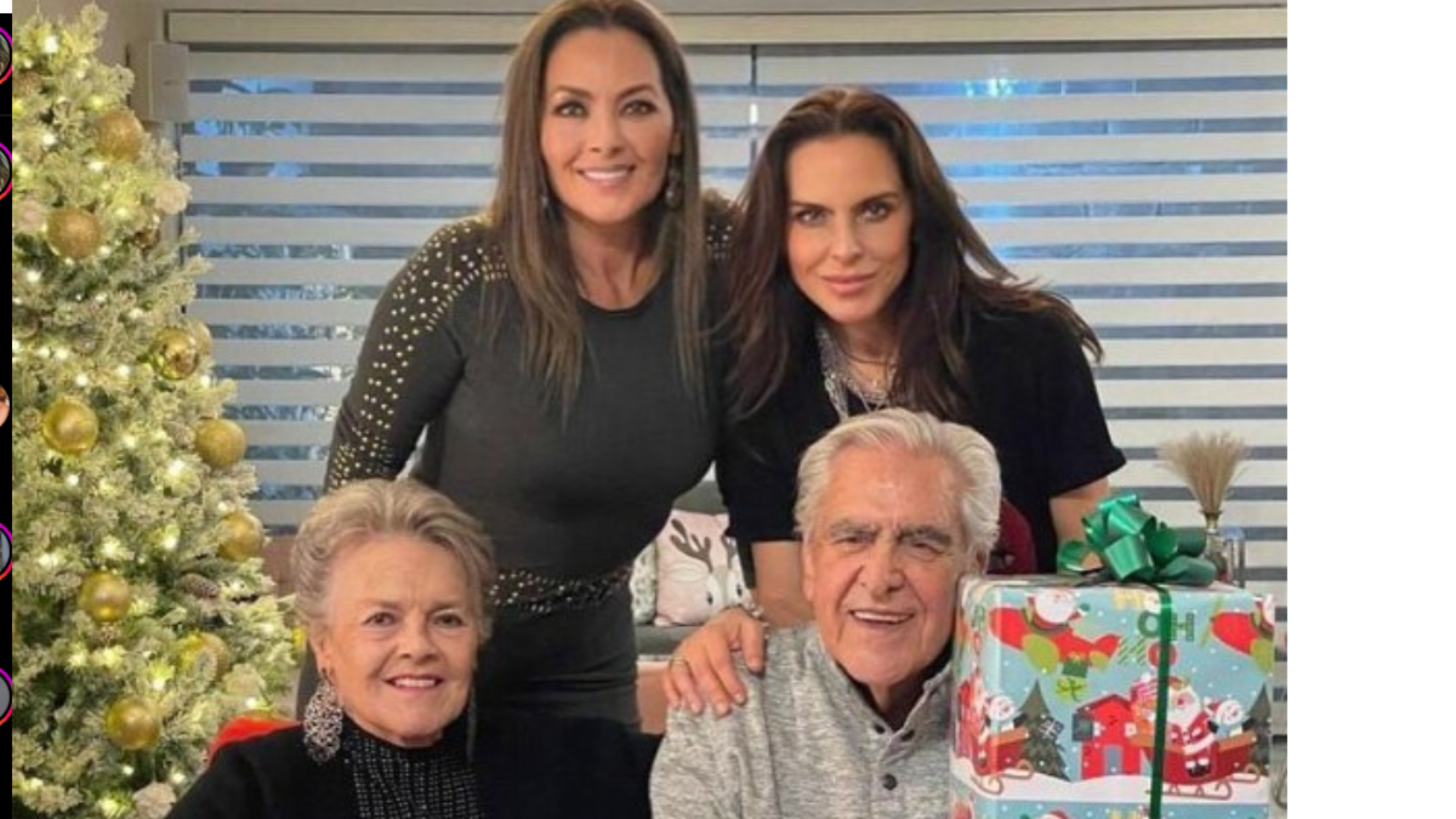 Eric del Castillo y su familia