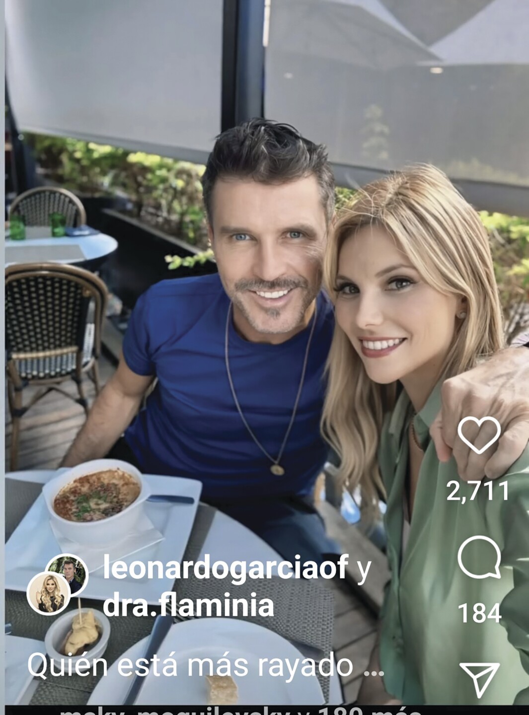 Leonardo García y su pareja