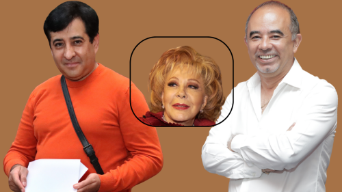 Ivan Cochegrus, Silvia Pinal y Enrique Selvas de la Asocación Rafael Banquels AC