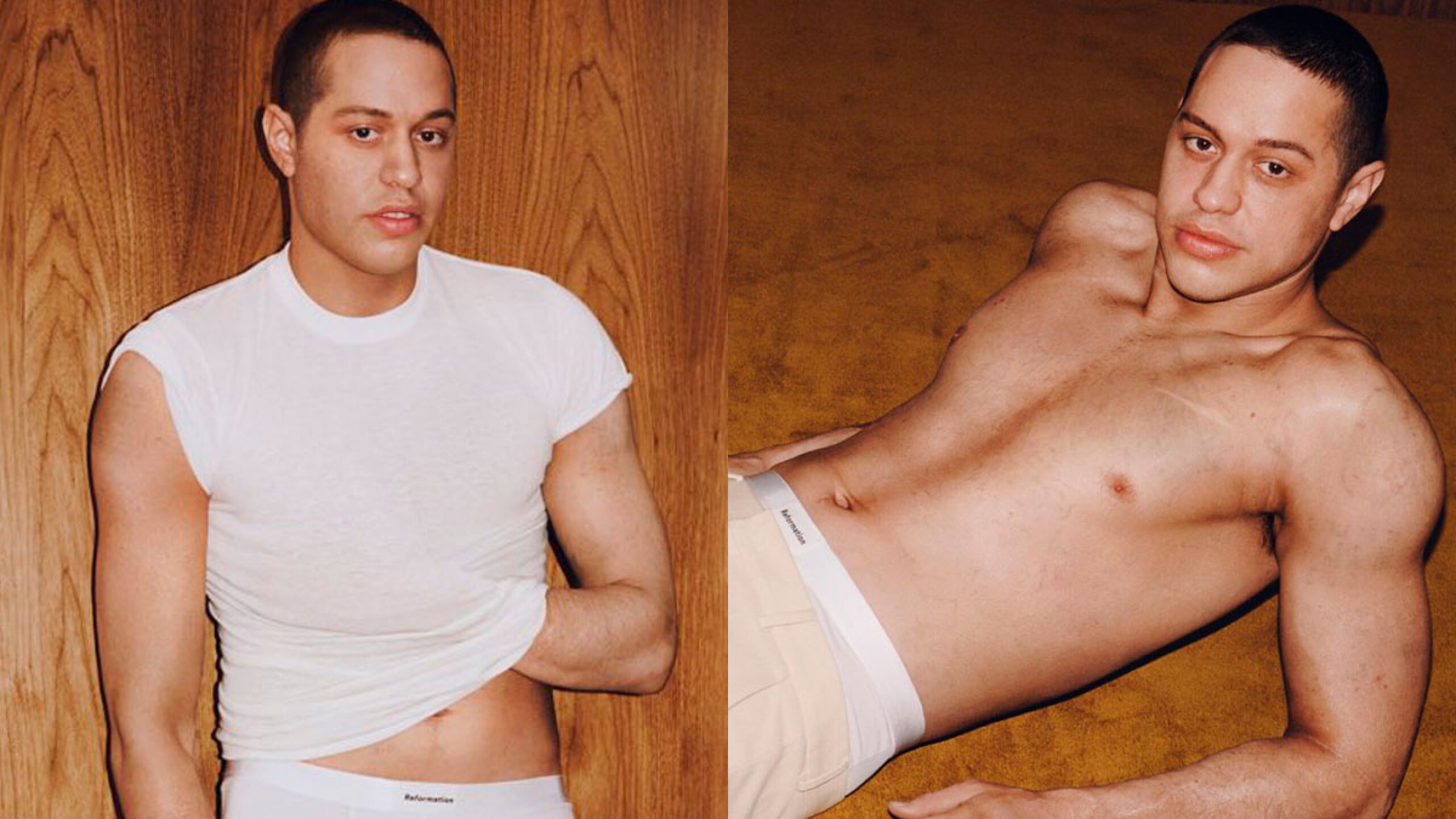 Pete Davidson sin tatuajes