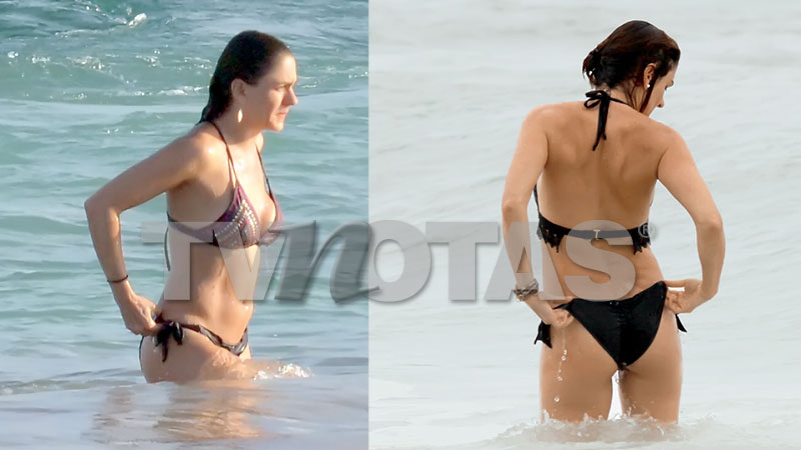 Zoraida Gómez bikini playa