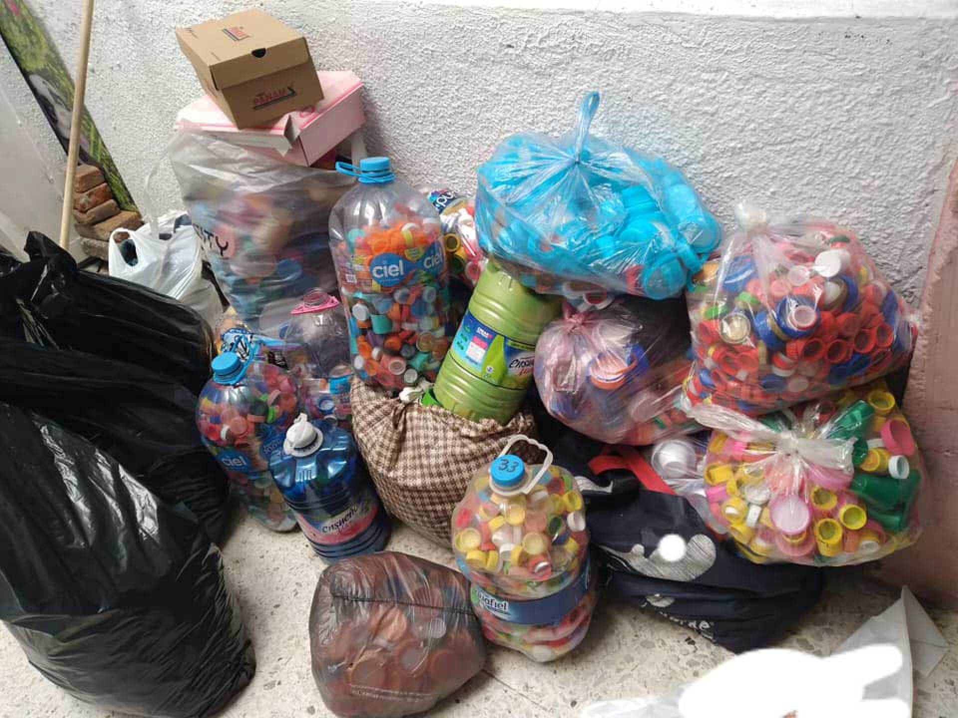 Recolección de tapitas