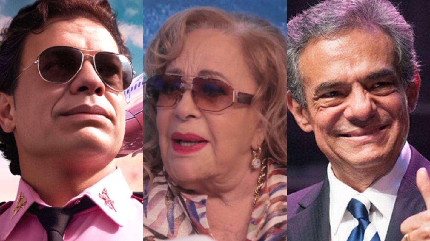 Juan Gabriel, Silvia Pinal y José José