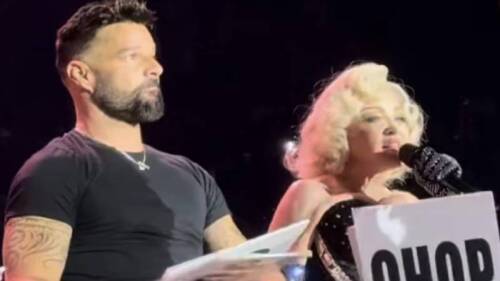 Madonna y Ricky Martin concierto