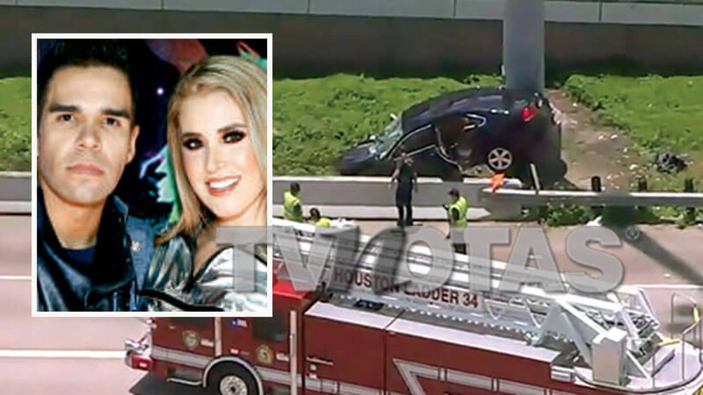 Imágenes del terrible accidente de Emir Pabón y su esposa embarazada