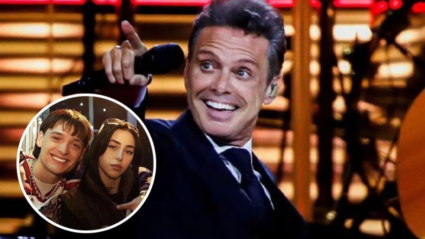 Luis Miguel saluda a Peso Pluma en concierto