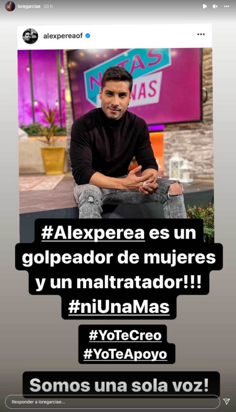 Alex Perea es acusado de violencia, Isabel Burr alza la voz
