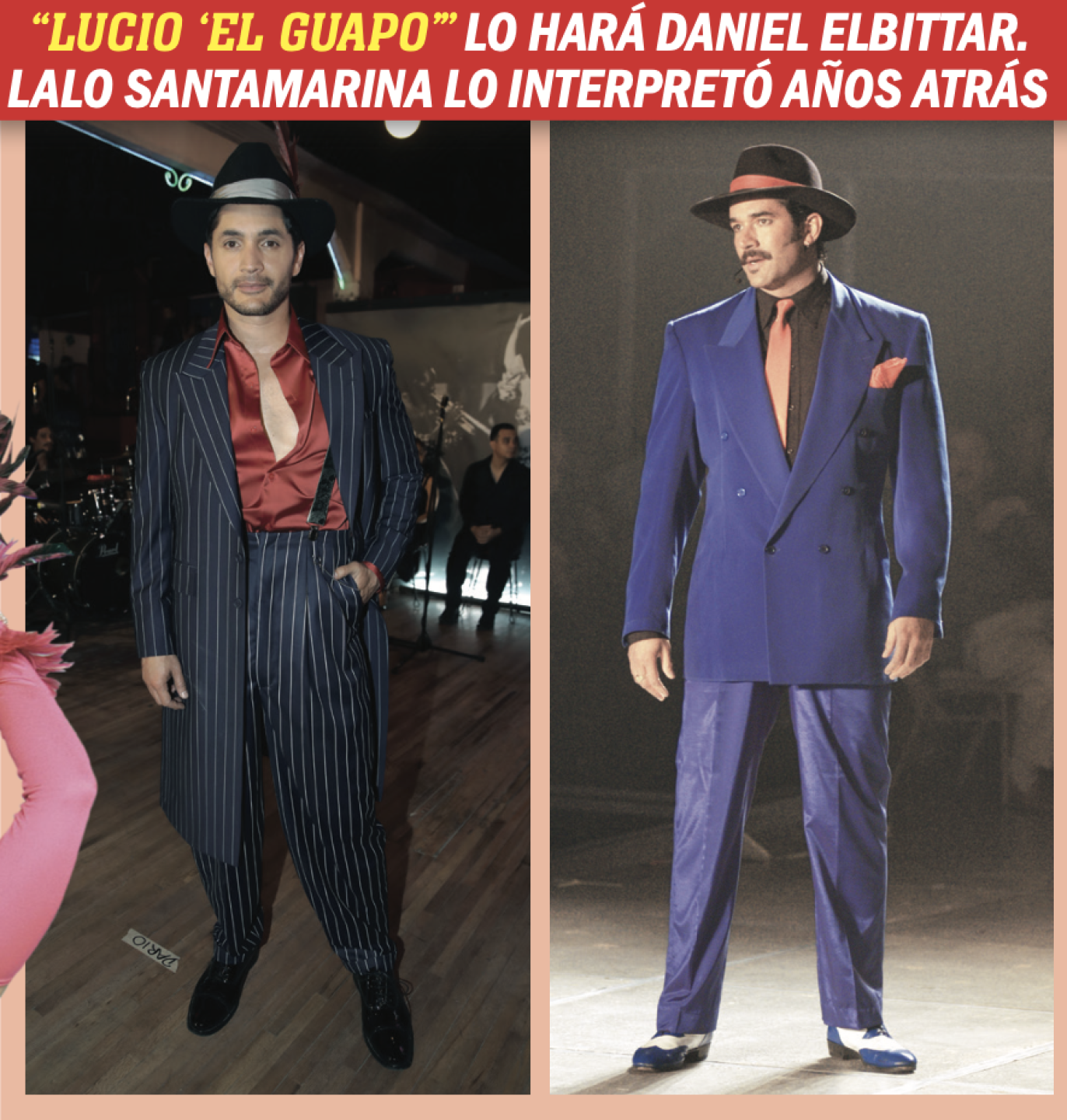 Eduardo Santamarina y Daniel Elbittar, "Lucio" en Aventurera