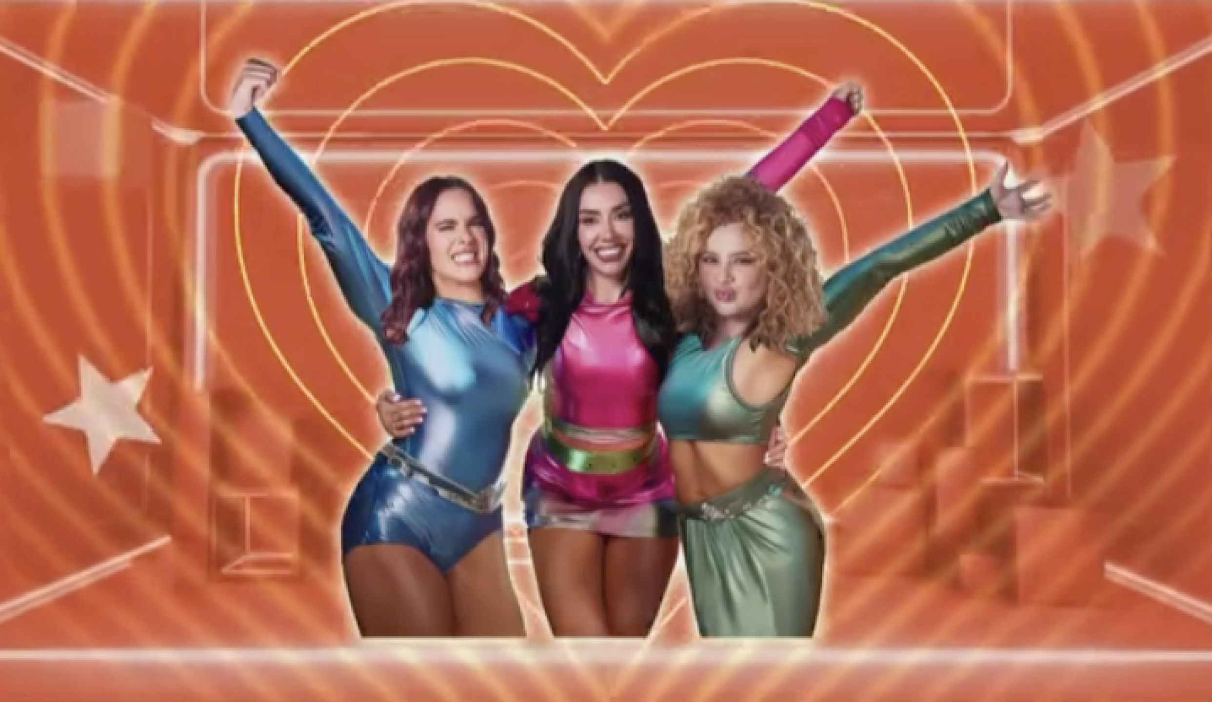 Las chicas superponedoras Gala, Karime y Briggitte