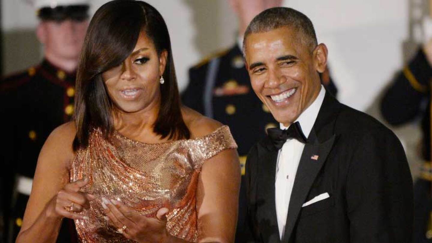Michelle y Barack Obama n