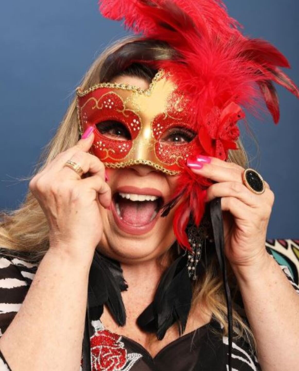 Margarita está contenta.