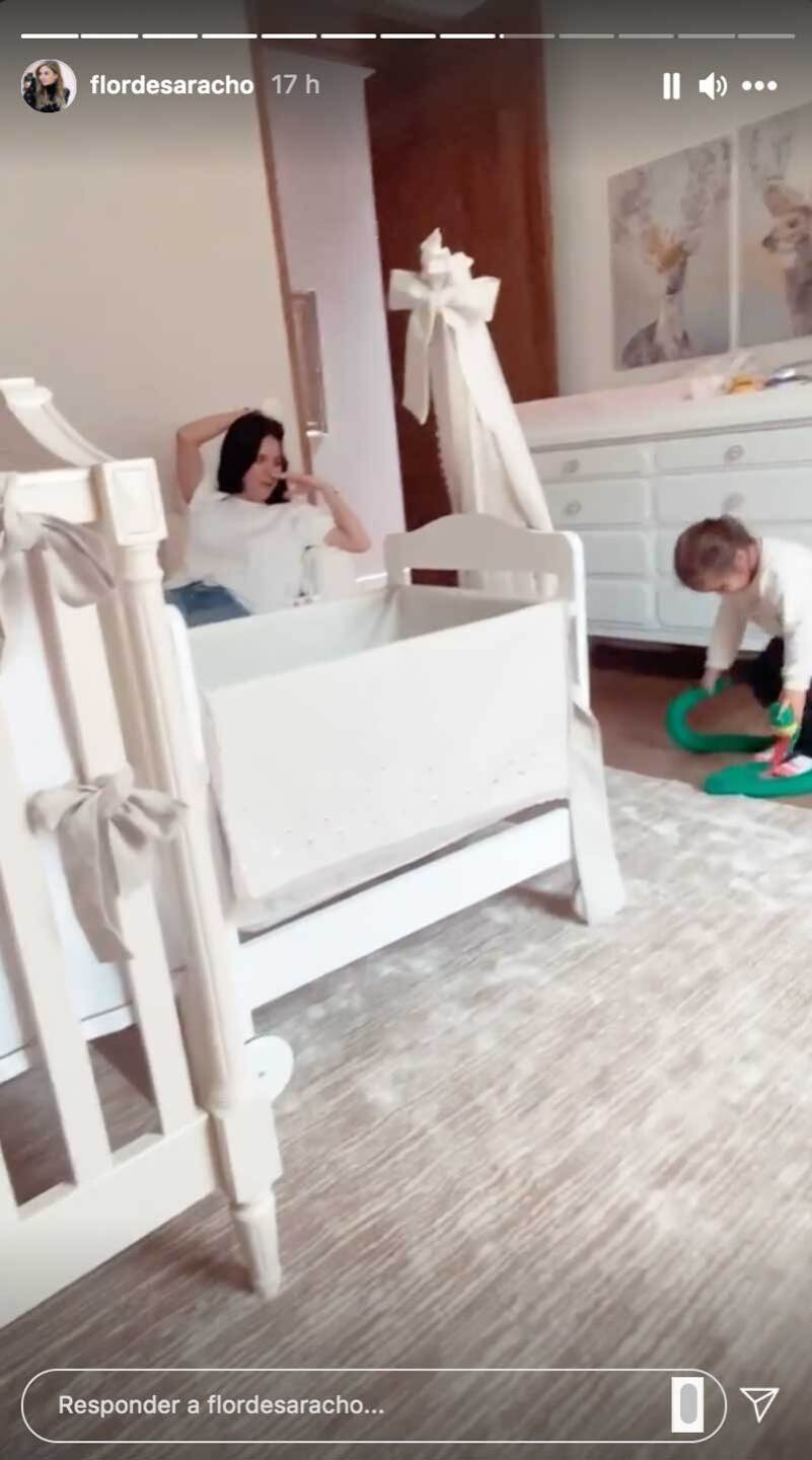 Florencia de Saracho ya es madre por tercera vez