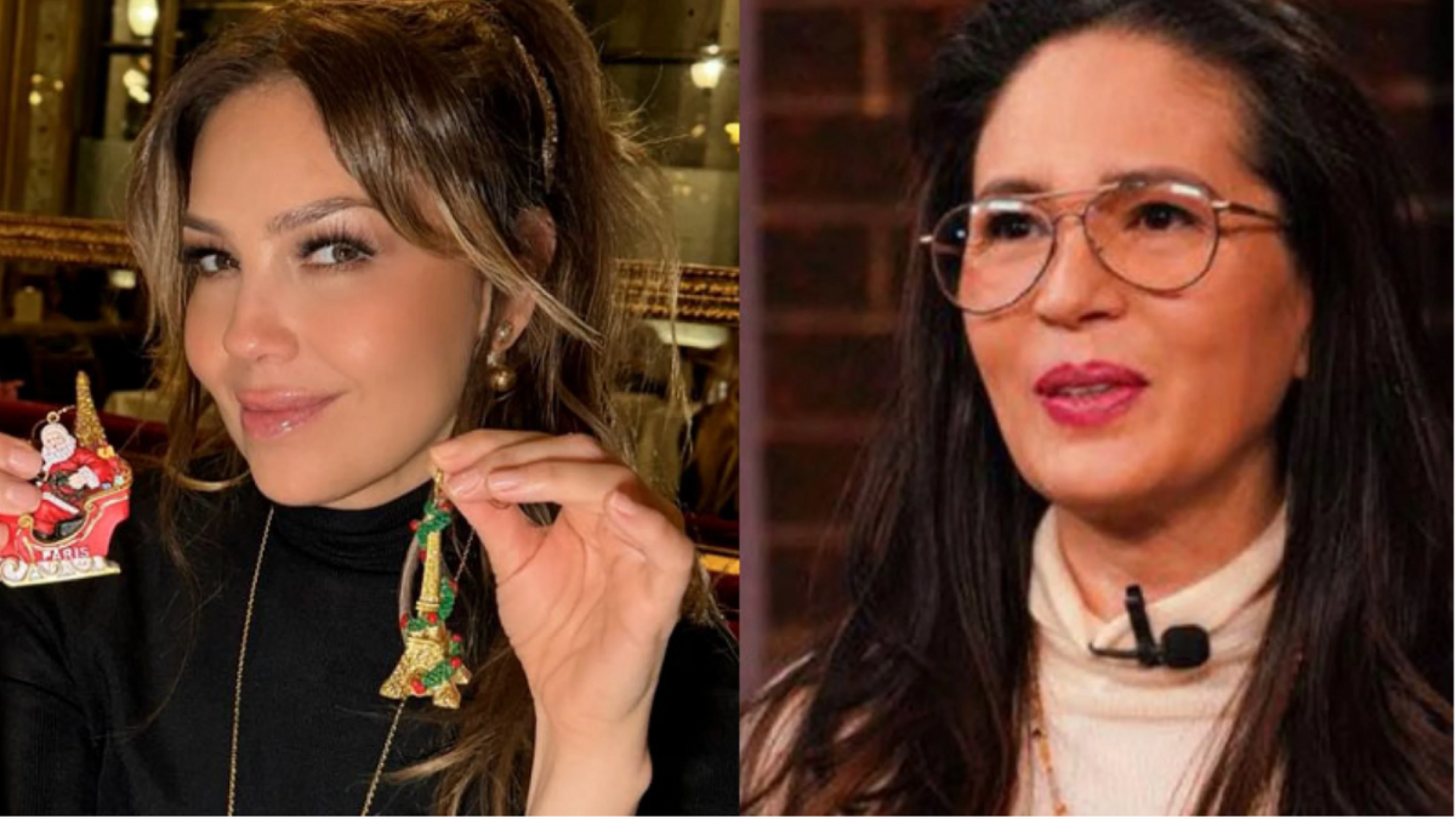 Thalía reaparece con Yolanda Andrade