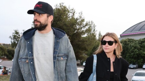 Clara Chía triste por la ausencia de Gerard Piqué