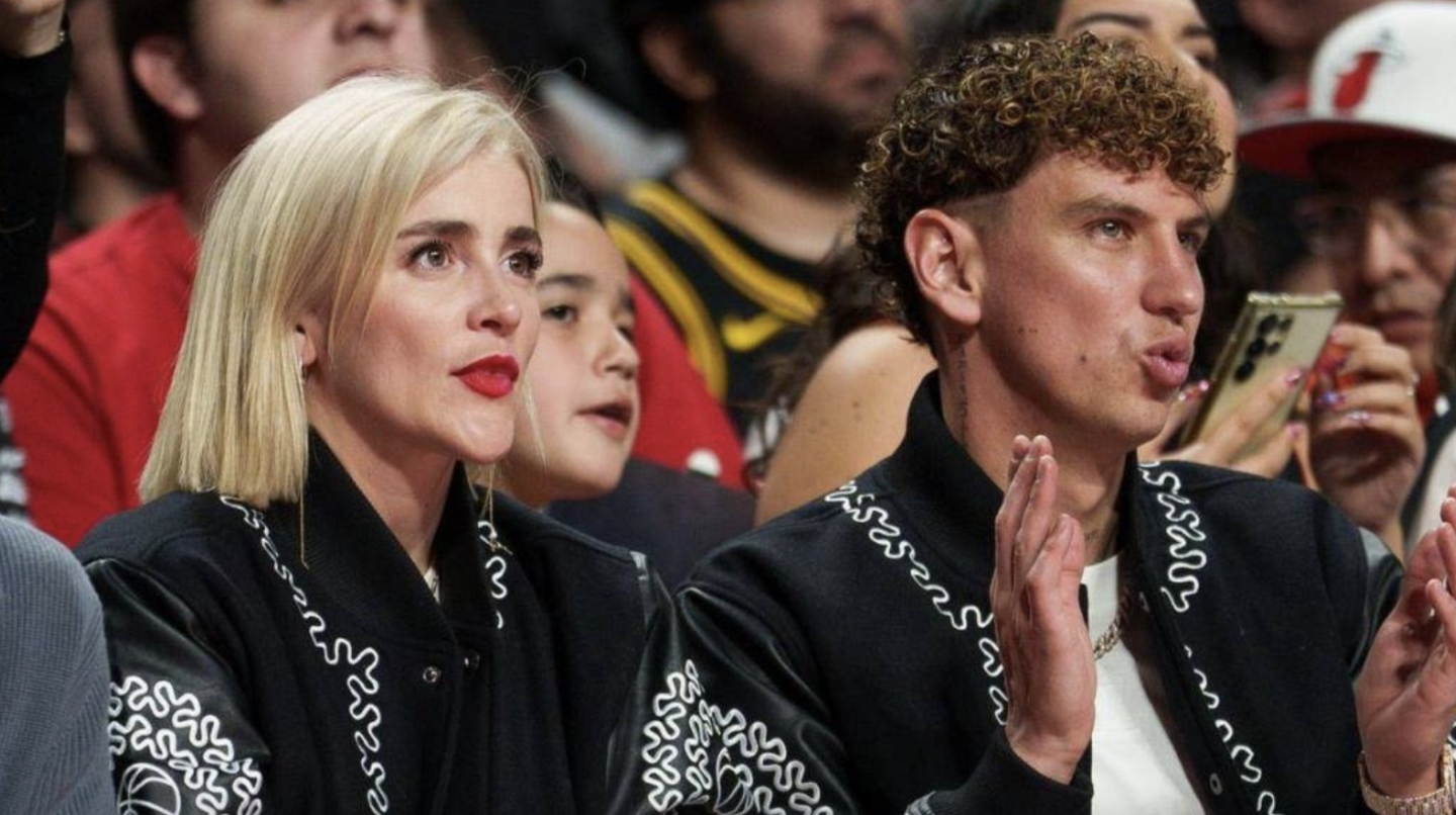 Cassandra Sánchez Navarro e Igor Lichnovsky en la NBA