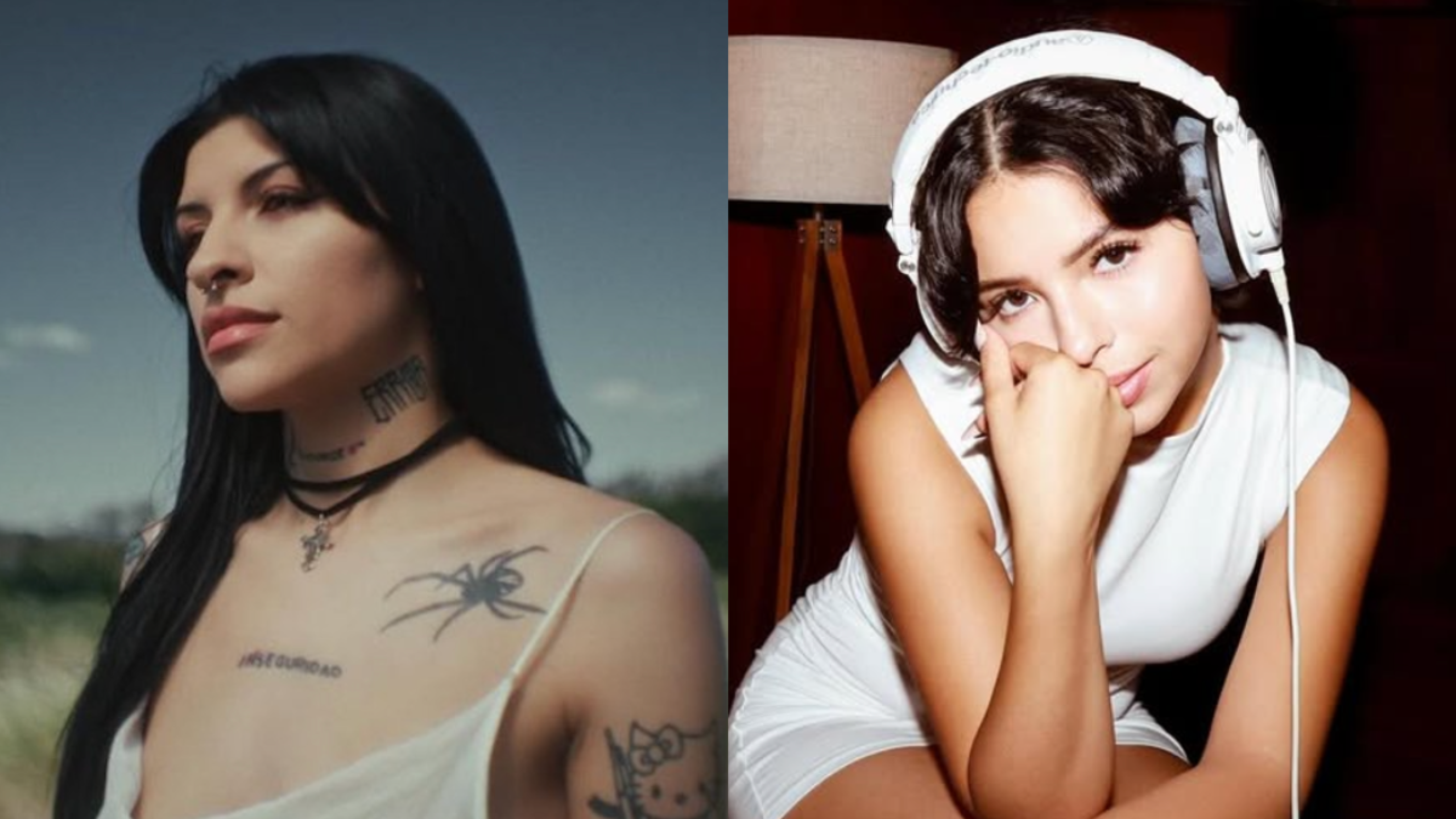 Cazzu y Ángela Aguilar