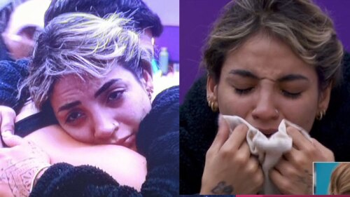 Leslie llora en La casa de los famosos