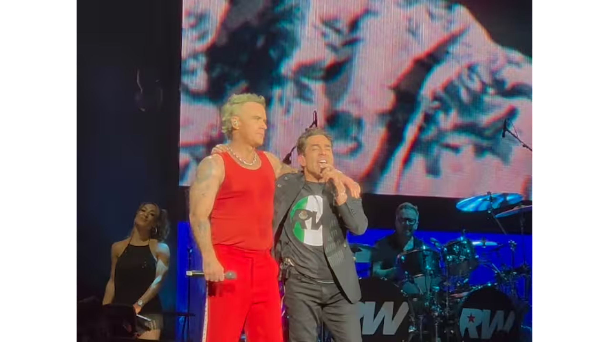 robbie williams y omar chaparro