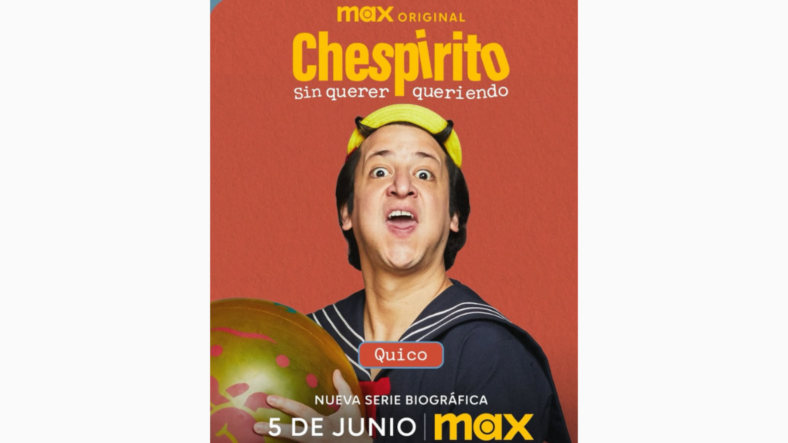 Juan Lecanda es 'Quico' en 'Chespirito Sin querer queriendo'.png