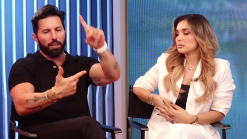 Marcela Mistral y Poncho de Nigris